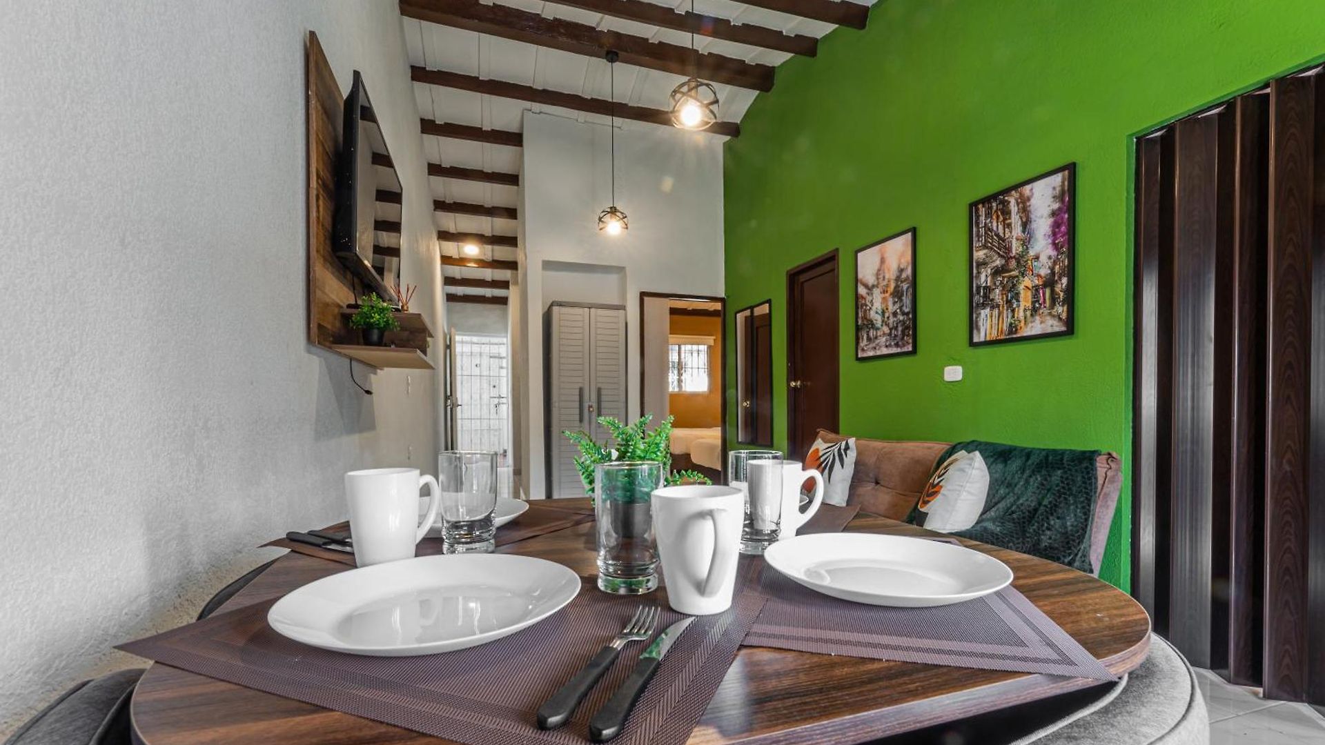 Apartamento Amplio Familiar De 2 Dentro De La Ciudad Amurallada - Ac, Wifi Rapido Y Agua Caliente Cartagena